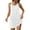 White, variant on SHINE UP Summer Swimsuit Cover Up for Women Swimwear Black Halter Dress Loose Casual Cover Ups Bathing Suit