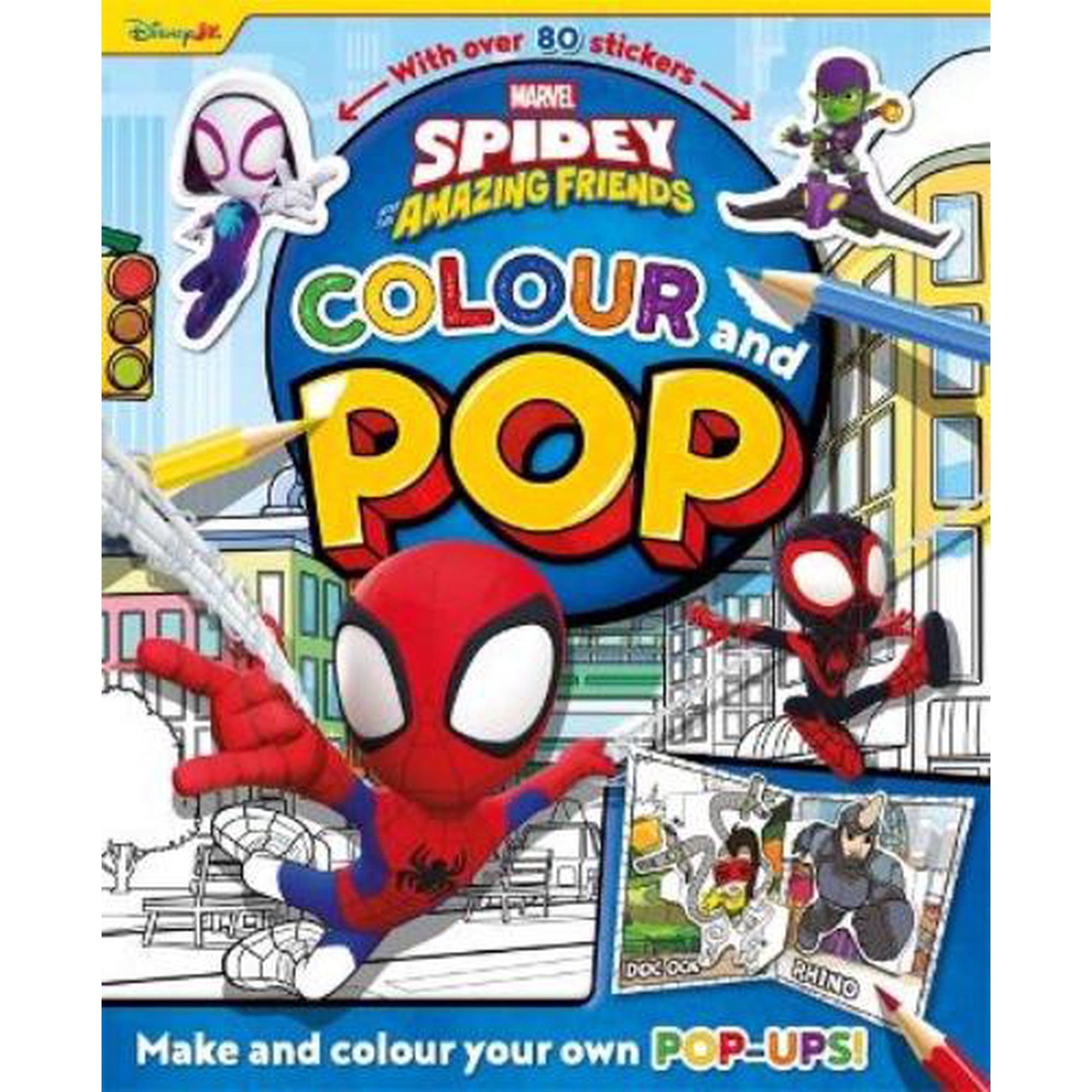 Marvel Spidey and his Amazing Friends: Colour & Pop (Paperback)