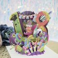 thumbnail image 1 of Tarjetas de Felicitación de feliz cumpleaños 3D Pop UP, tarjetas de felicitación, regalo para niños, postales, pastel, Piano, miniaturas, tarjeta de agradecimiento personalizable, 1 of 5