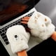 thumbnail image 5 of Electrodomésticos Guantes calefactores inteligentes de invierno Guantes de medio dedo Juegos Oficina Manoplas calefactables cálidas, 5 of 6