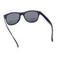 thumbnail image 3 of Kids Size Patriotic American USA Flag Print Classic Hipster Horn Rim Plastic Sunglasses Navy Arm, 3 of 4