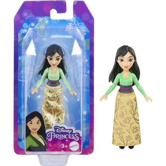 Disney Princess Mulan Small Doll, Collectible Disney Toy Inspired by the Movie Mulan