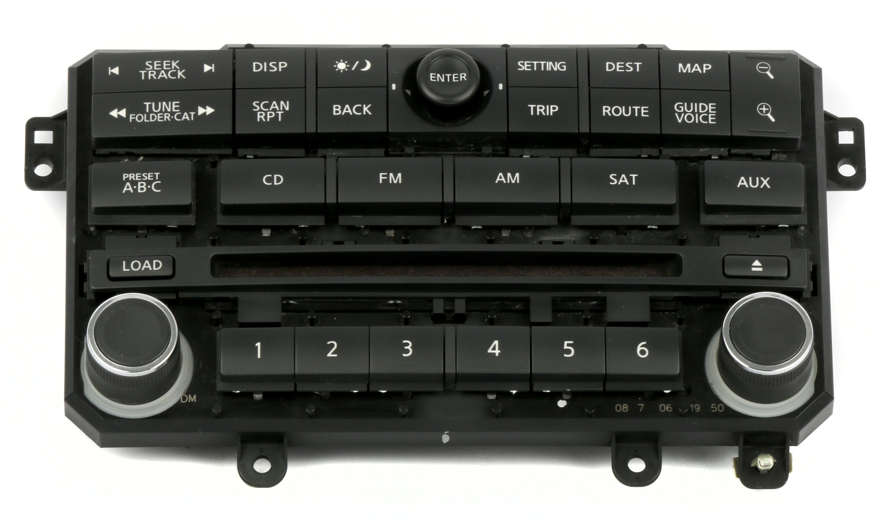 0708 Nissan Maxima Front Dash Control Panel for Audio w Navigation