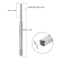 thumbnail image 2 of Unique Bargains M2.5 x 0.45 Left Hand High Speed Steel Machine 3 Straight Flutes Thread Tap, 2 of 6