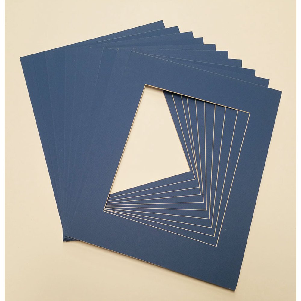 20x20 White Picture Mats with White Core for 16x16 Pictures Fits