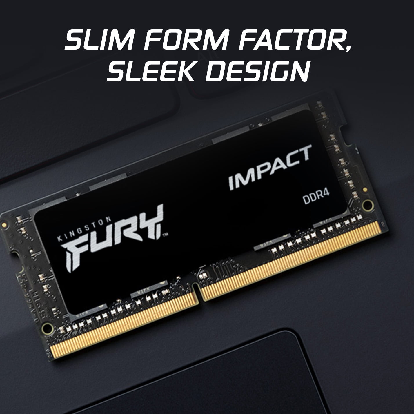 Kingston FURY Impact 16GB DDR4 Laptop RAM, 3200MT/s CL20