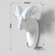 thumbnail image 4 of Gancho de cabeza de animal, Ganchos de pared, Llavero de pared, Gancho decorativo exquisito para ropa, Sombreros, Batas de baño, Toallas (Tamaño: Cabra, Color: Blanco) Vhermosa ZSY-0289, 4 of 5