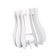 thumbnail image 1 of Jarrón de madera con forma de rompecabezas, soporte para arreglos florales, soporte para flores para Navidad. blanco, 1 of 9