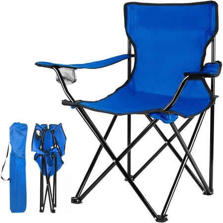 camping chair outdoor folding chairs for outside portable chairs for adults with cup holder  media pocket load-bearing folding camping chairs for tailgating  sports  picnics  concerts