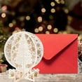 thumbnail image 5 of Konghyp Christmas Greeting Cards with Envelopes, Three Dimensional Holiday Cards, Festive Greeting Cards for Friends and Family, Unique Design, Eco-Friendly Material, 5 of 6