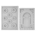 thumbnail image 1 of HLONK 2Pcs Bead Board Bracelet Board Flocked Bead Board Tray, 1 of 8