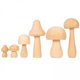 thumbnail image 1 of 2x 6x Micro Mádel Humillas Sin Contenible Sin Peg Toys Arts Planter Césped Decoración Perfecl Hongo sin terminar, 1 of 8