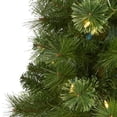 thumbnail image 3 of Nearly Natural 6ft. Green Pencil Artificial Christmas Tree with 150 Clear (Multifunction) LED Lights and 264 Bendable Branches, 3 of 4