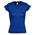 thumbnail image 1 of Sol's T-Shirt à Manches Courtes Col en V pour Femmes Moon, 1 of 4