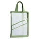 thumbnail image 4 of Bolsa organizadora de documentos, maletín portátil transparente, organizador de archivos, Estuche de transporte para papeles, cuadernos, papelería, es Verde, 4 of 8