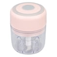 thumbnail image 3 of Picadora de Ajo Eléctrica, Mini Picadore de Verduras Portátil de 250 ml, Triturador de Ajo Recargable Por USB, Picadore de Cebolla Con Cuchilla de Acero inoxidable, 3 of 7