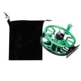 thumbnail image 1 of Lightweight Full Metal Left Right Handed Fly Ice Fishing Reel Replacement Tackle (Green-95mm), 1 of 8
