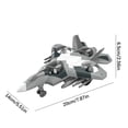 thumbnail image 3 of LEEYNEER Clearance Inertial Drive Fighter 360 Stunt Rotation Cool Fighter Model Boy Toy Best Gift, 3 of 9