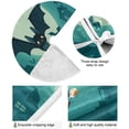 thumbnail image 2 of FMSHPON Halloween Cute Bat Xmas Christmas Tree Skirt Stand Mat for Holiday Party Decoration Indoor Outdoor 36 inches, 2 of 6