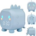 thumbnail image 1 of Despertador para niños para niñas, niños, Dinosaurio iluminado, Reloj Despertador Digital para niños, lámpara, luz Nocturna, día, Noche, Reloj Despertador para jardín de Infantes Adjus, 1 of 5