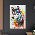 thumbnail image 4 of Siberian Husky Dog Poster Wall Art for Bedroom Living Room Funny Graffiti Dog Picture Cool Dog Decor Wall Art, 4 of 6