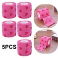 thumbnail image 1 of Rose Red Heart Rolls Vendajes Prácticas Cintas Elásticas para Heridas para Animal (M), 1 of 7