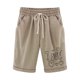 thumbnail image 1 of Pantalones Cortos de Verano para las Mujeres de Cintura Alta Estampado Elástico Cordón de Cintura, Casual Bolsillos Pantalones de Pijama, 1 of 5
