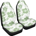 thumbnail image 3 of FUIALDOLG Sage Green Hibiscus Tropical Floral Print Front Seat Cover for Women, Set of 2 Vehicle Seat Covers Nonslip Interior Decor Accessory Car Seat Cover, 3 of 9