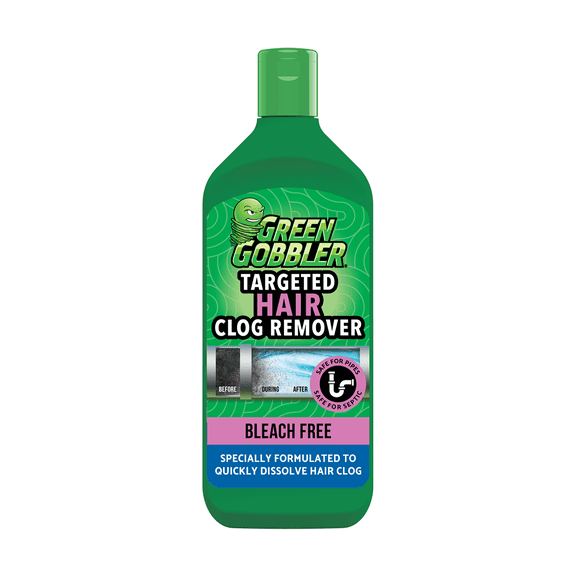 Green Gobbler Hair Drain Clog Remover for Bathroom Drains, 16 fl oz