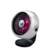thumbnail image 1 of Sidaley Mini ventilador eléctrico de ventilación de aire para coche con luz LED de colores, ventiladores de refrigeración ajustables silenciosos Paneles de instrumentos para automóviles Blanco Sidaley VI015740-02B, 1 of 6