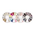 thumbnail image 4 of Nail Art Set, Nail Tools Set, Nail Art Rhinestones Colorful Rhinestones Gemstones Rhinestones Irregular 3D Nail Decoration Acrylic Rhinestone, 4 of 5