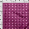 thumbnail image 3 of oneOone Rayon Dark Magenta Fabric Block Diy Clothing Quilting Fabric Print Fabric By Yard 56 Inch Wide-JK, 3 of 8