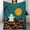 Ghost Pumpkins Graveyardblanket 30"x40" 1, variant on NIANHE Halloween Bear with Witch Hat blanket, comfortable and soft, warm casual blanket, printed design, winter sofa dormitory home decoration, must-have travel product. Size is 50x60 inches.