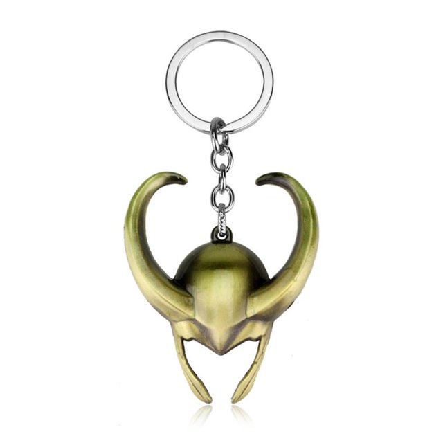 Llavero De Casco De Personaje De Película, Llavero De Metal Con Personalidad, Accesorios De Llavero De Coche, Colgante De Ocio, Abalorio Para Niños Adultos Vogacara AP007561-01