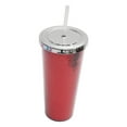 thumbnail image 2 of Double Layer Plastic Cup Sequins Straw Cup Creative Summer Cold Drink Water Cup, 2 of 3