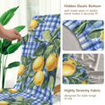 thumbnail image 5 of Yayeee 4 Pack Dining Chair Covers Stretch Parson Chairs Slipcovers Seat Protector, Green Lemon Plaid, 5 of 6