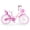 Pink, variant on XJD 20 inch Girls Bike for age 6-13 Years Kids Bike With Training Wheels,Adjustable Seat Handlebar Kid's Bike With Handbrake Basket, Princess Bicycle,Purple