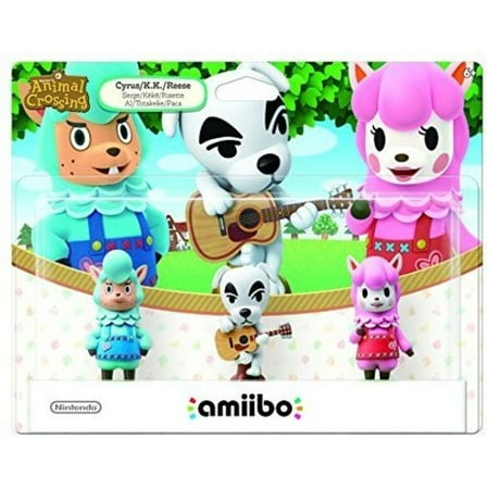 Nintendo Animal Crossing 3-Pack Animal Crossing Series amiibo, NVLEAJ3A