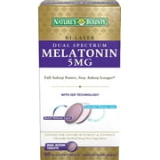 Nature's Bounty Melatonin 5 mg Bi-Layer Tablets 60 ea (Pack of 4)