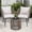Begie, variant on Skandiquip 3-Piece All-Weather Wicker Conversation Rattan Bistro Set, Patio Furniture with Glass Table for Outdoor Balcony Backyard Porch, Beige