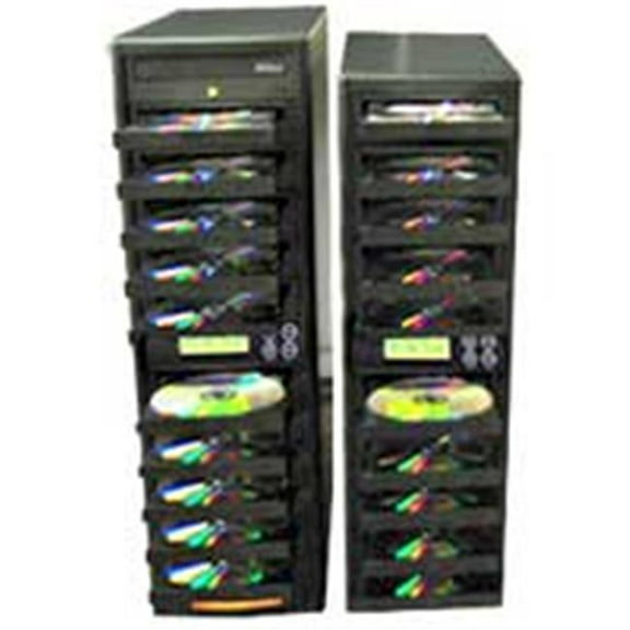 DVD CD Duplicator - Copier 1 to 20 20X burners with 250GB Removable HDD