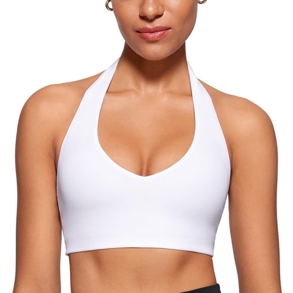 Top Deportivo INGIA Halter Longline con Relleno Blanco XL