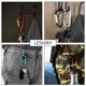 thumbnail image 4 of LESHIRY Llavero con mosquetones grandes de 3.0 in de aluminio en forma de D, mosquetón con anilla en D, duradero, gancho de clip, accesorios de camping, llavero con eslabones a presión, diseño durader, 4 of 5