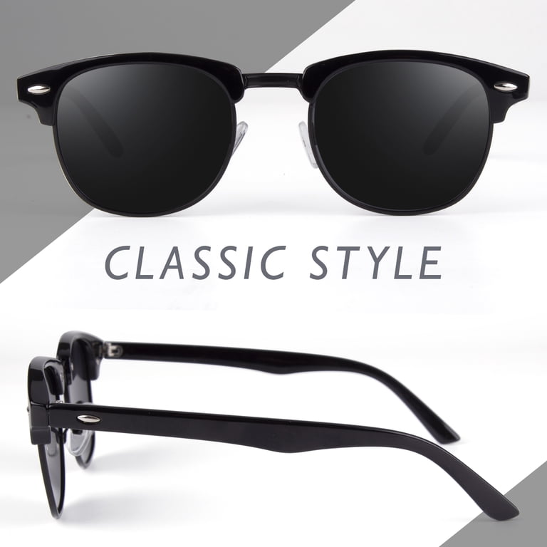 LINVO Polarized Sunglasses for Men and Women Club Semi  display picture 3