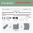 thumbnail image 6 of DIFY 12' x 8' Outdoor Roller Shade, Cordless Patio Blinds for Porch Pergola Balcony Deck Windows, Grey, 6 of 7