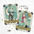 thumbnail image 2 of Junior's The Nightmare Before Christmas Jack and Sally Tarot Cards Graphic Tee White Large, 2 of 3
