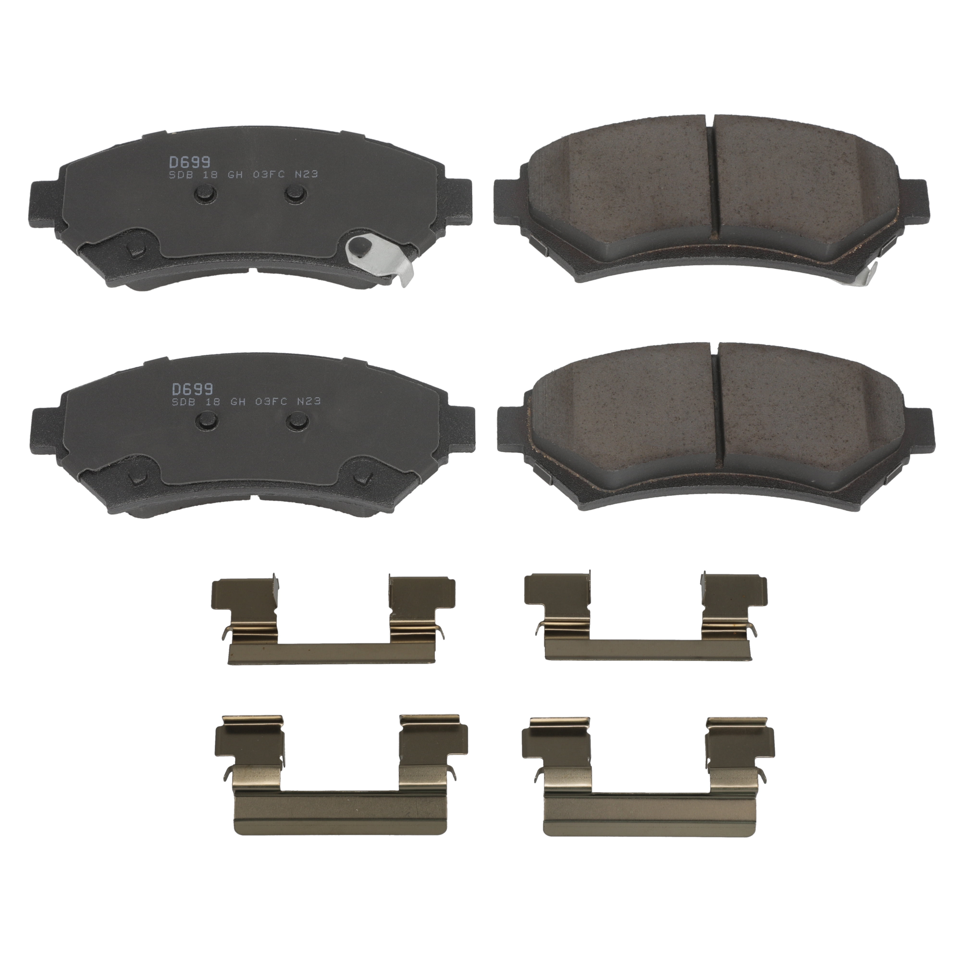 Winstop Brake Pad Set, Front WS.0699.0.C, Chevrolet Impala 2004-2000