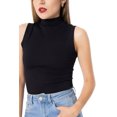 thumbnail image 4 of Pantiblusa Bocarosa con cuello de tortuga sin mangas. BOCAROSA 697DY/Top/casual, 4 of 4
