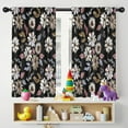 thumbnail image 5 of Blackout Kids Curtains,Pioneer Flower Floral Print Pattern Childrens Insulated Curtains Set Of 2,Bedroom Essentials,Toddler Room Decor 42"x54", 5 of 5