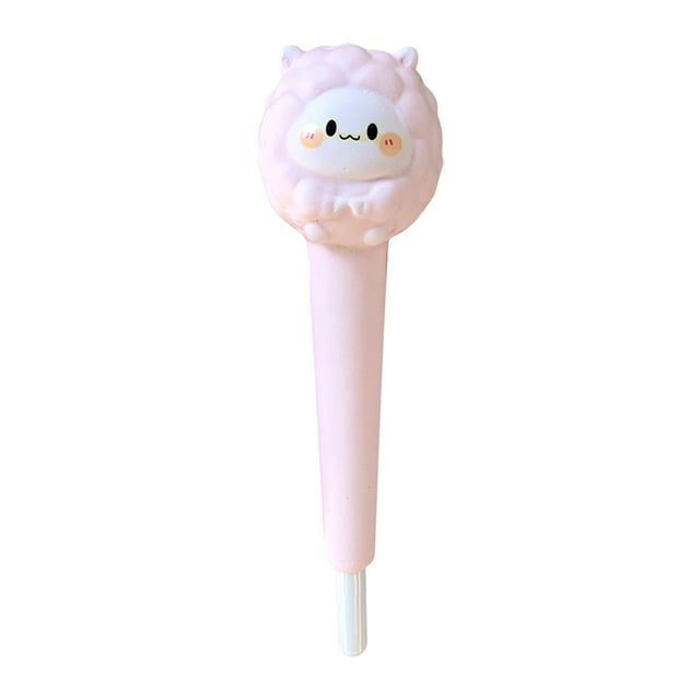 EGNMCR Stylos Mignons Mouton Stylo de Décompression Papeterie Étudiante Stylo Gel de Décompression 5ml Writing Pen